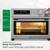 Infrared Heating Air Fryer Toaster Oven, Extra Large Countertop Convection Oven 10-in-1 Combo, 6-Slice Toast, Enamel Baking