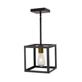 Adjustable Metal Hanging Lamp Cage For Kitchen (Color: As pic show)